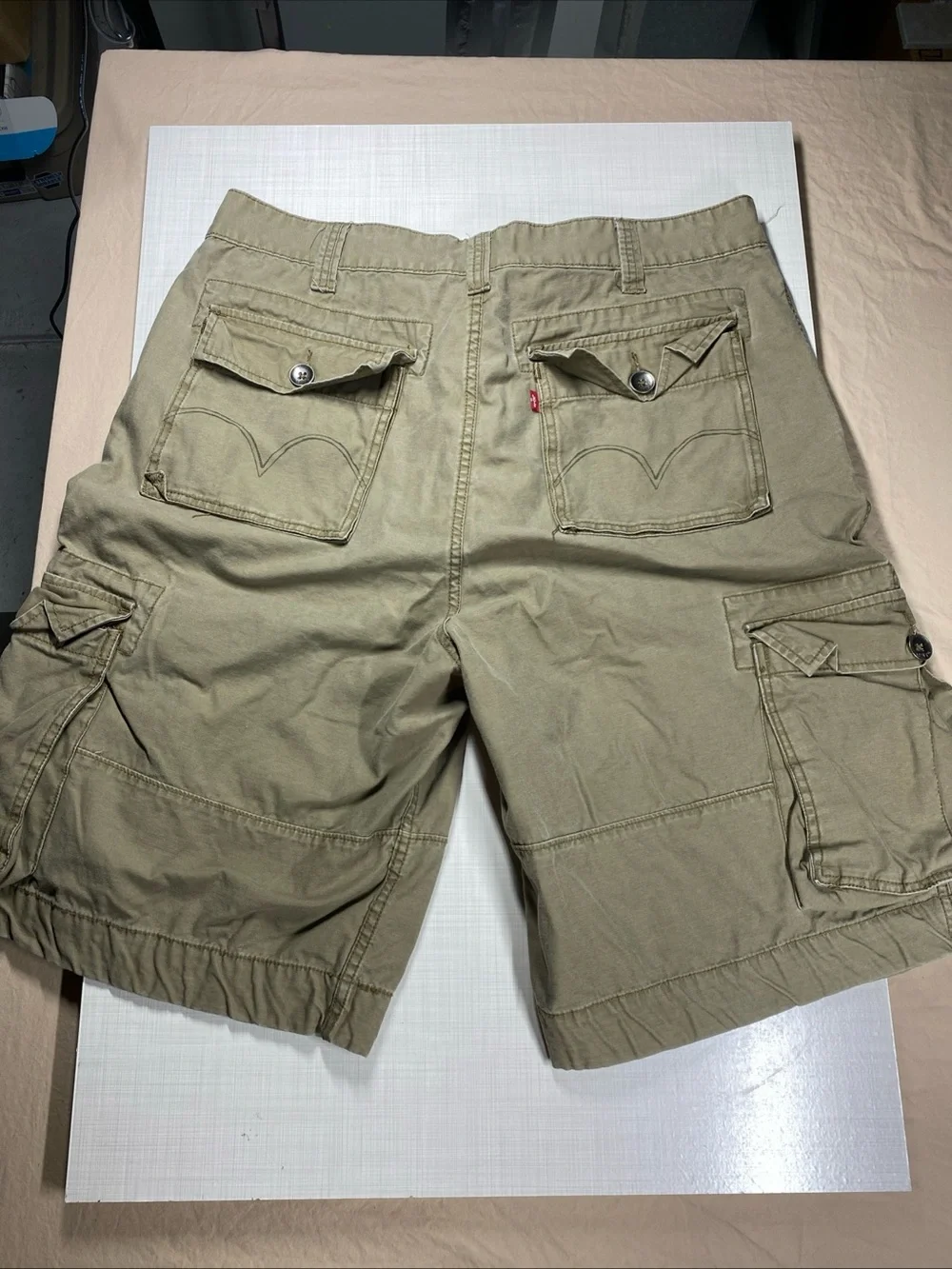 Levi’s Squad Cargo Shorts men’s 38 baggy skater shorts 12” inseam